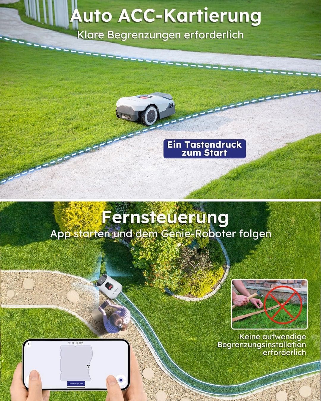 Kosiarka automatyczna Redkey ANTHBOT Genie 600, Nowa Wrocław