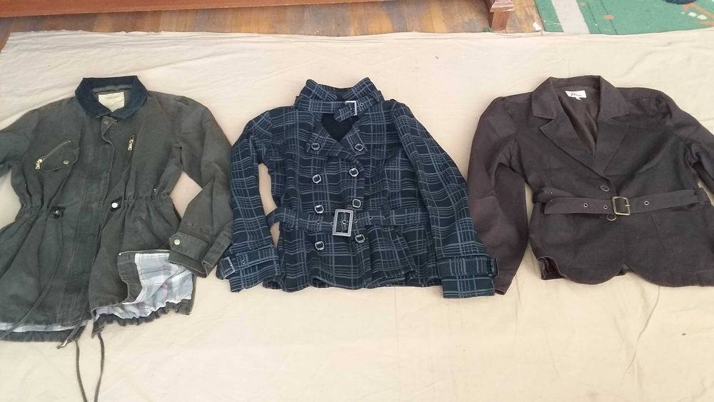 Куртка-парка вітрівка-парка жіноча-демі-ZARA-M;miss etam-44