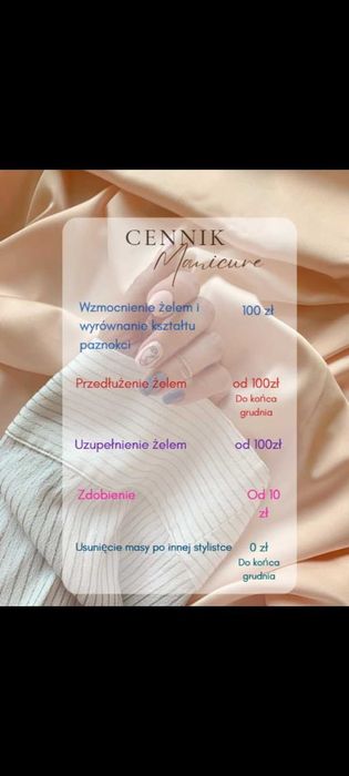 Paznokcie Żory manicure żel przedłużenie zdobienia