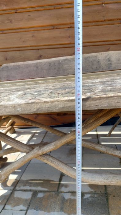 Meble ogrodowe dębowe