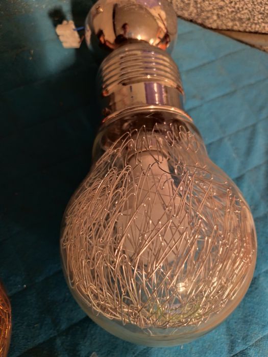 Żyrandol żarówka retro