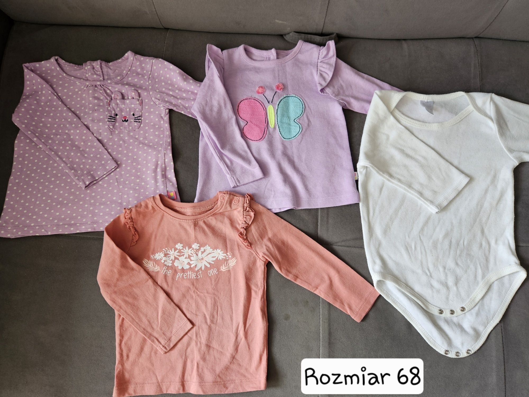 Bluzeczki w rozmiarze 68