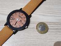 Nowy zegarek męski Meibo quartz drewno
