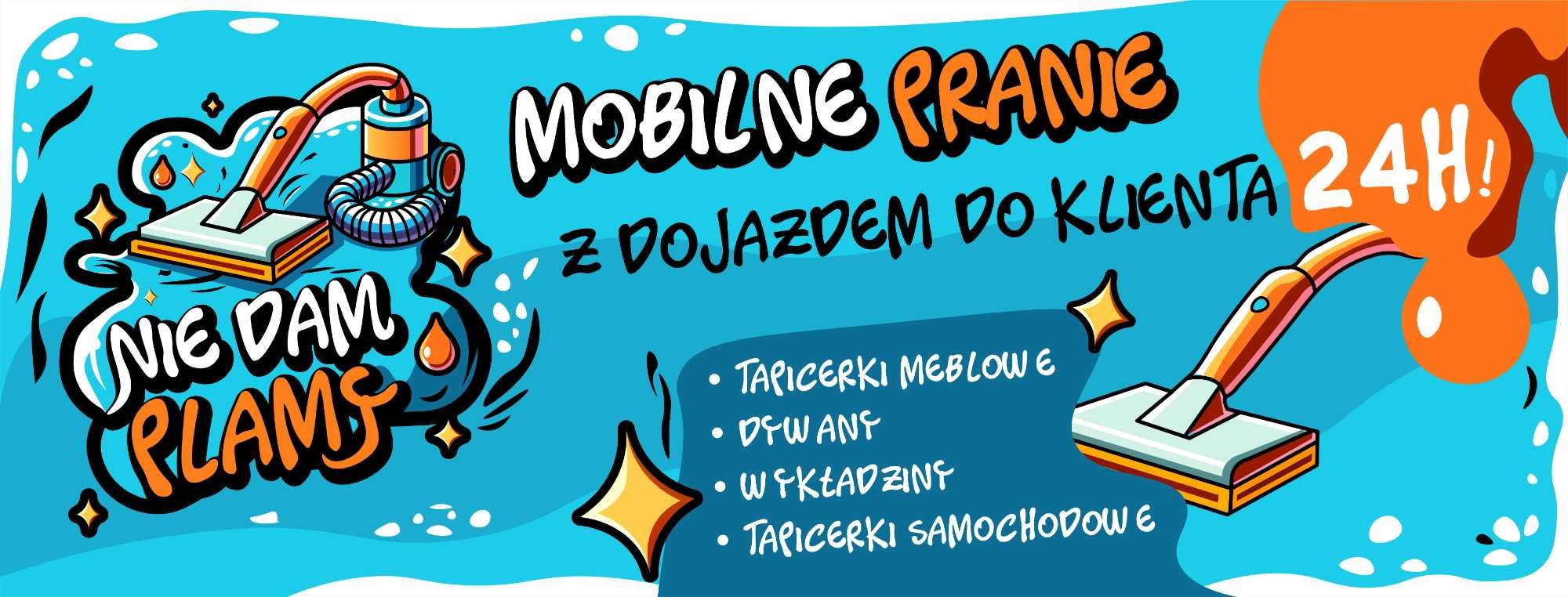 Mobilne Pranie Tapicerki z dojazdem do klienta WARSZAWA i okolice