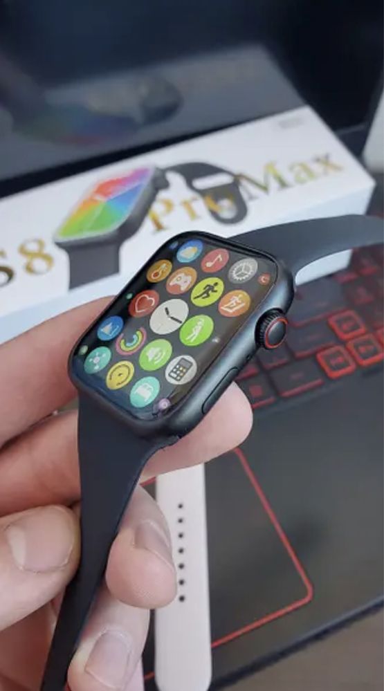 Смарт часы iWatch Series S7 Pro Max - 45mm Black