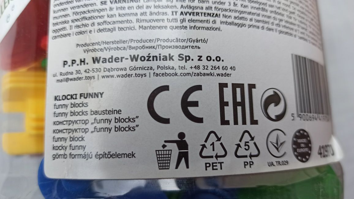 Klocki 58el. Wader