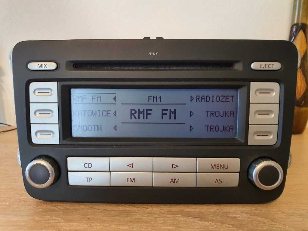 Radio VW Volkswagen z RCD300 MP3 Passat b6 Golf 5 V z kodem