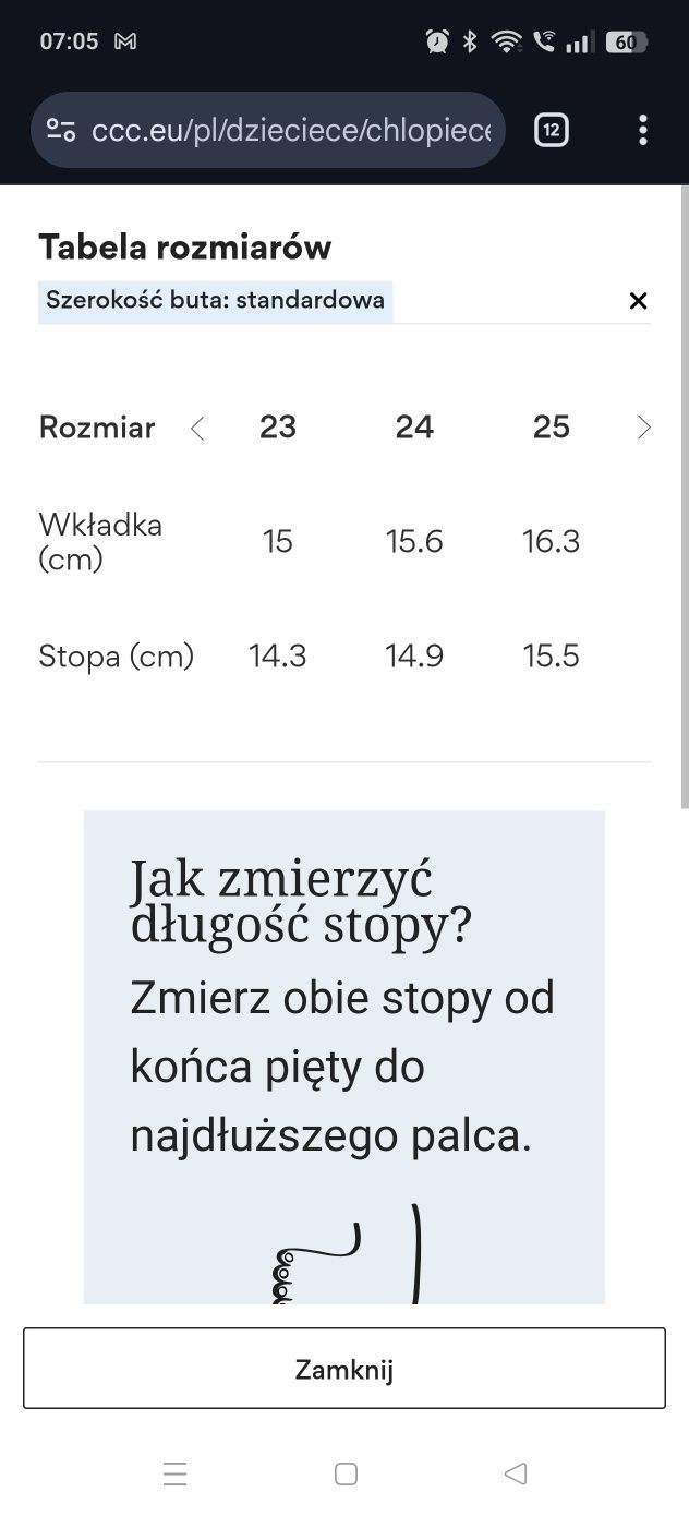 Kapcie MB z CCC, rozmiar 24