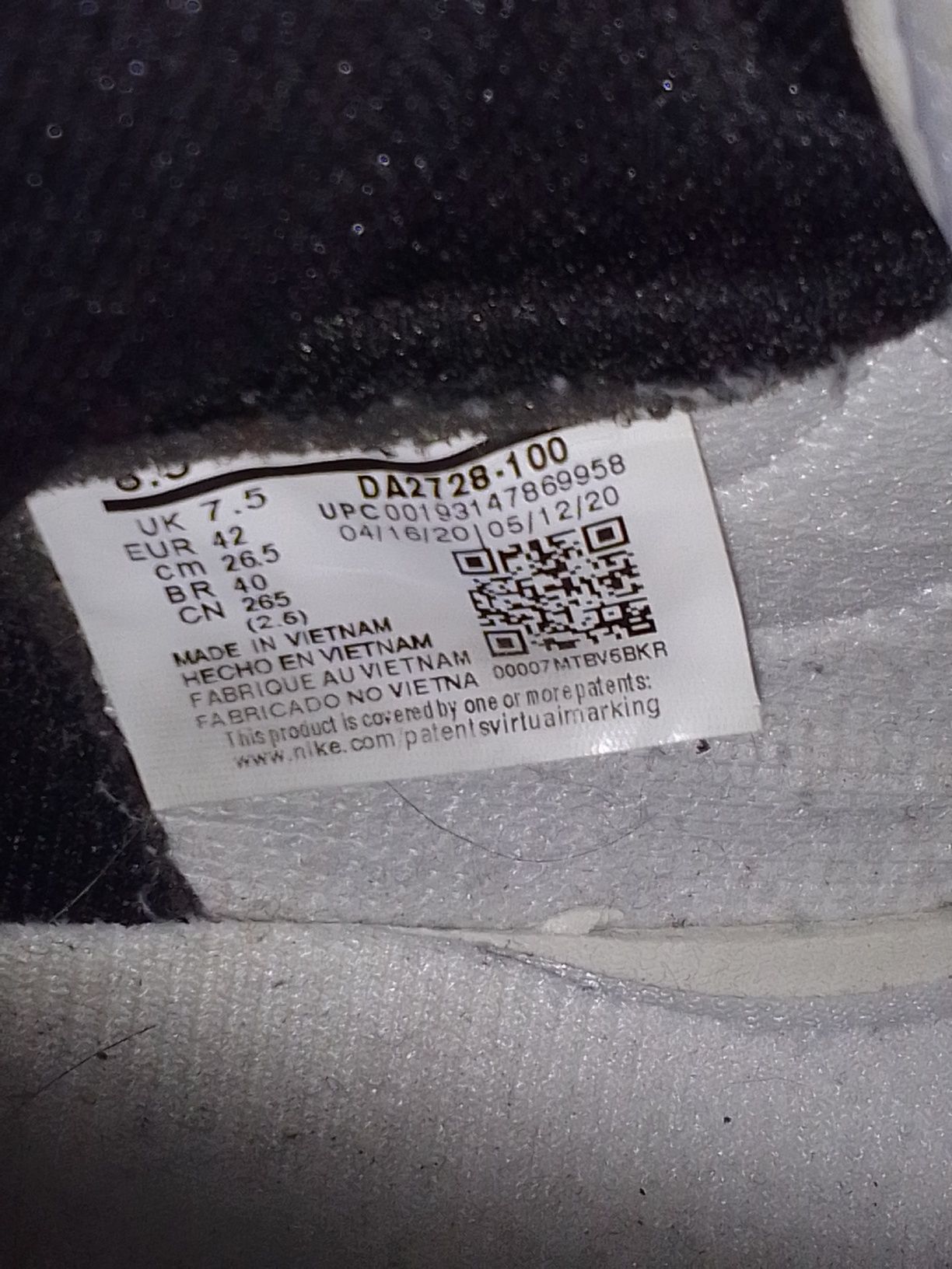 Nike air Jordan.