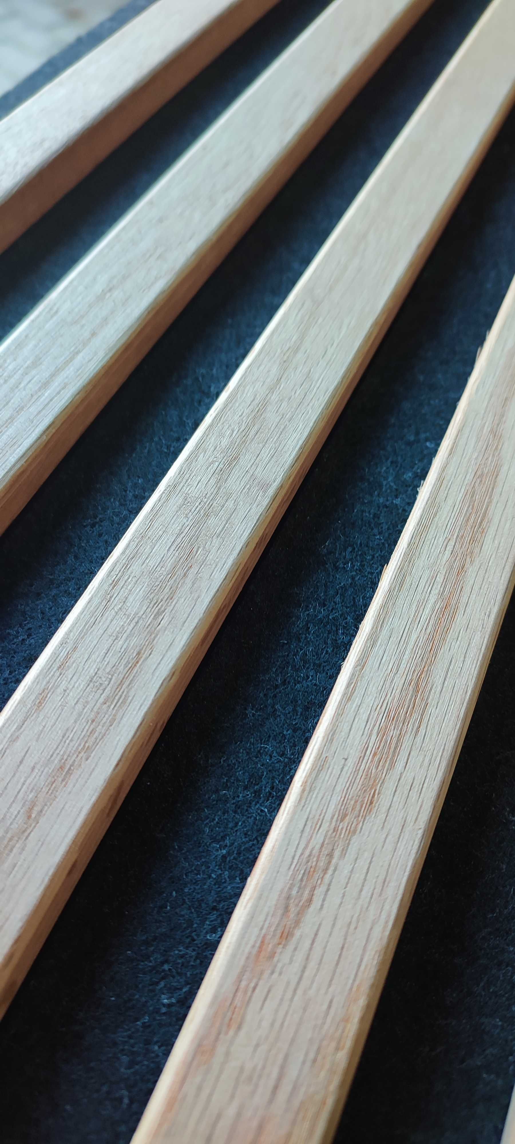 Panel lamelowy DĄB - Lamele ścienne na płycie - Naturalne drewno