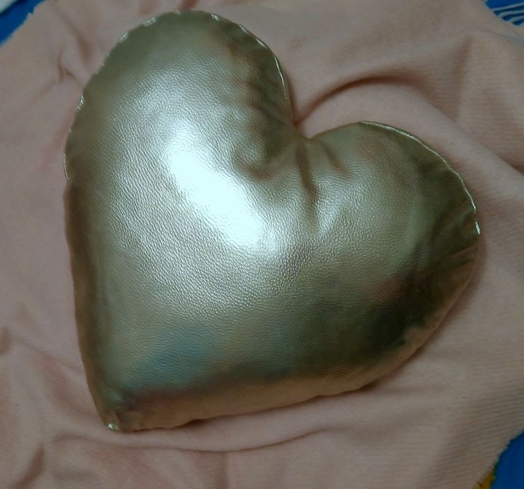 Almofada em forma de coração