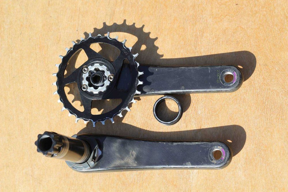 Карбонова Система (Шатуни) SRAM X0 BB30, 170 + Зубчатка Wolf T00TH 30T