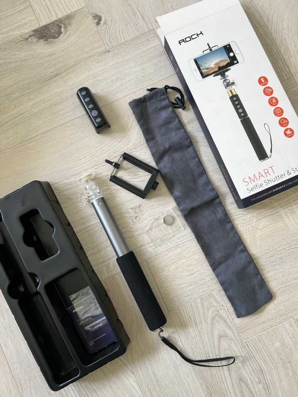 Smart selfie stick kij do robienia zdjęć kij do zdjęć uchwyt