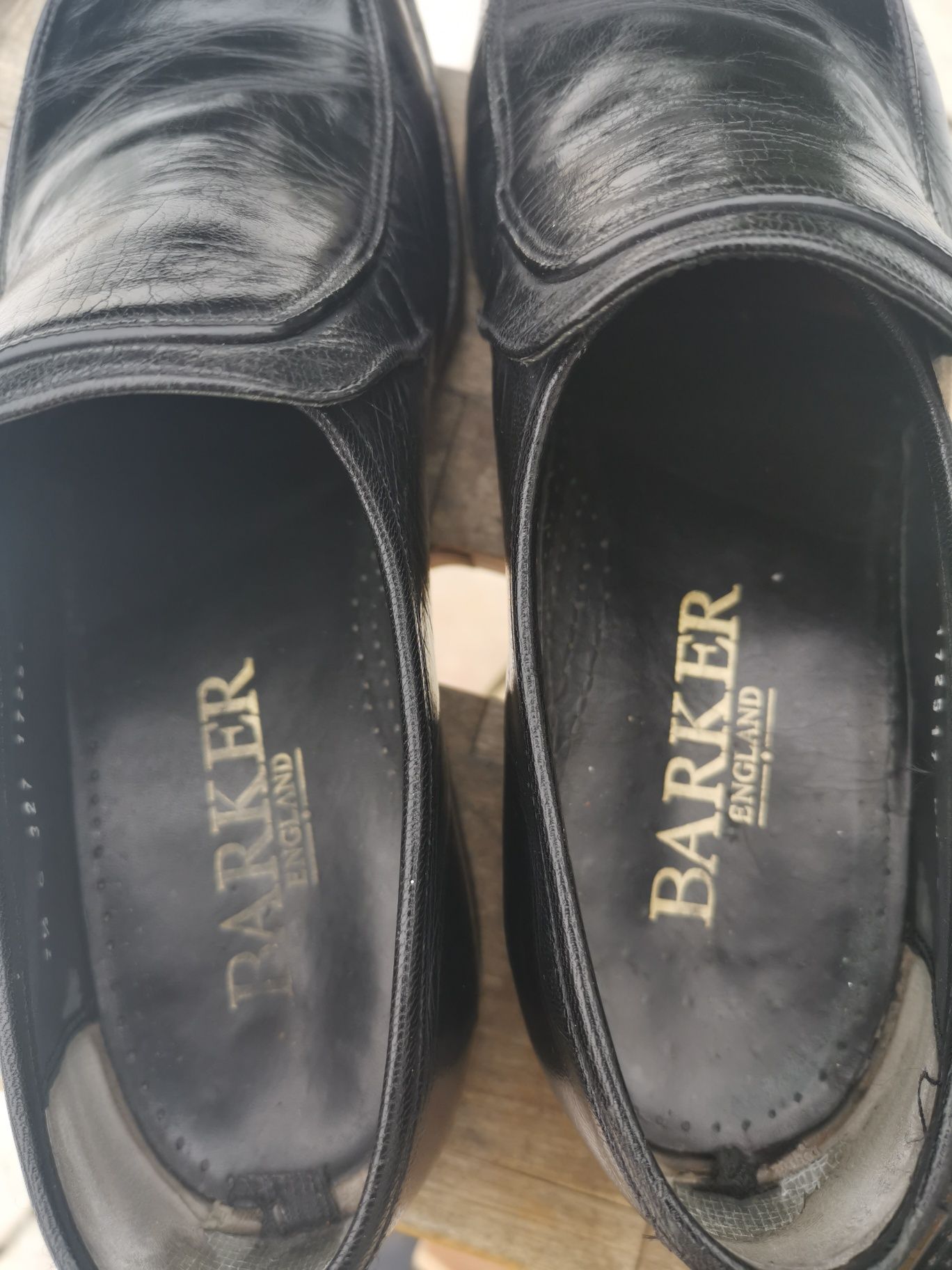 Buty skorzane Barker, rozmiar 41. 5, loafers