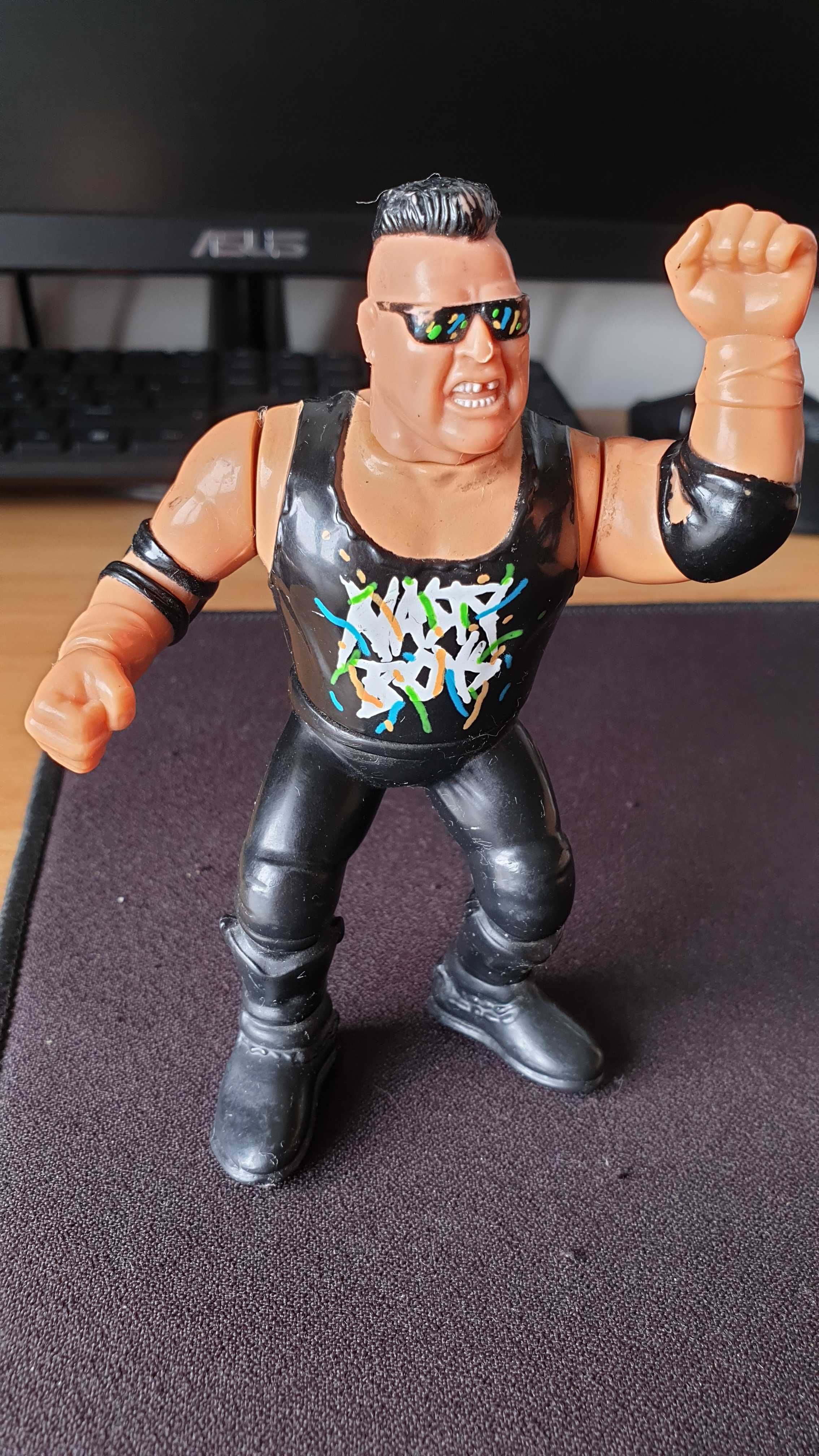 Figura Wrestling WWF da Hasbro dos anos 90 Nasty Boys
