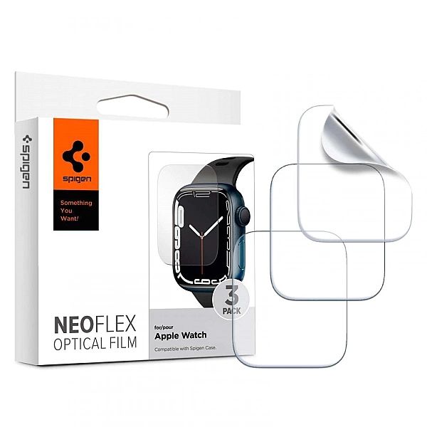 Folia Ochronna Spigen Neo Flex 3-Pack Apple Watch 4 / 5 / 6 / 7 / 8 /
