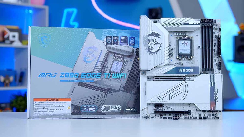 Msi Płyta główna Mpg Z890 Edge Ti, Wifi 7, 1851, DDR5 9200+ MT/s