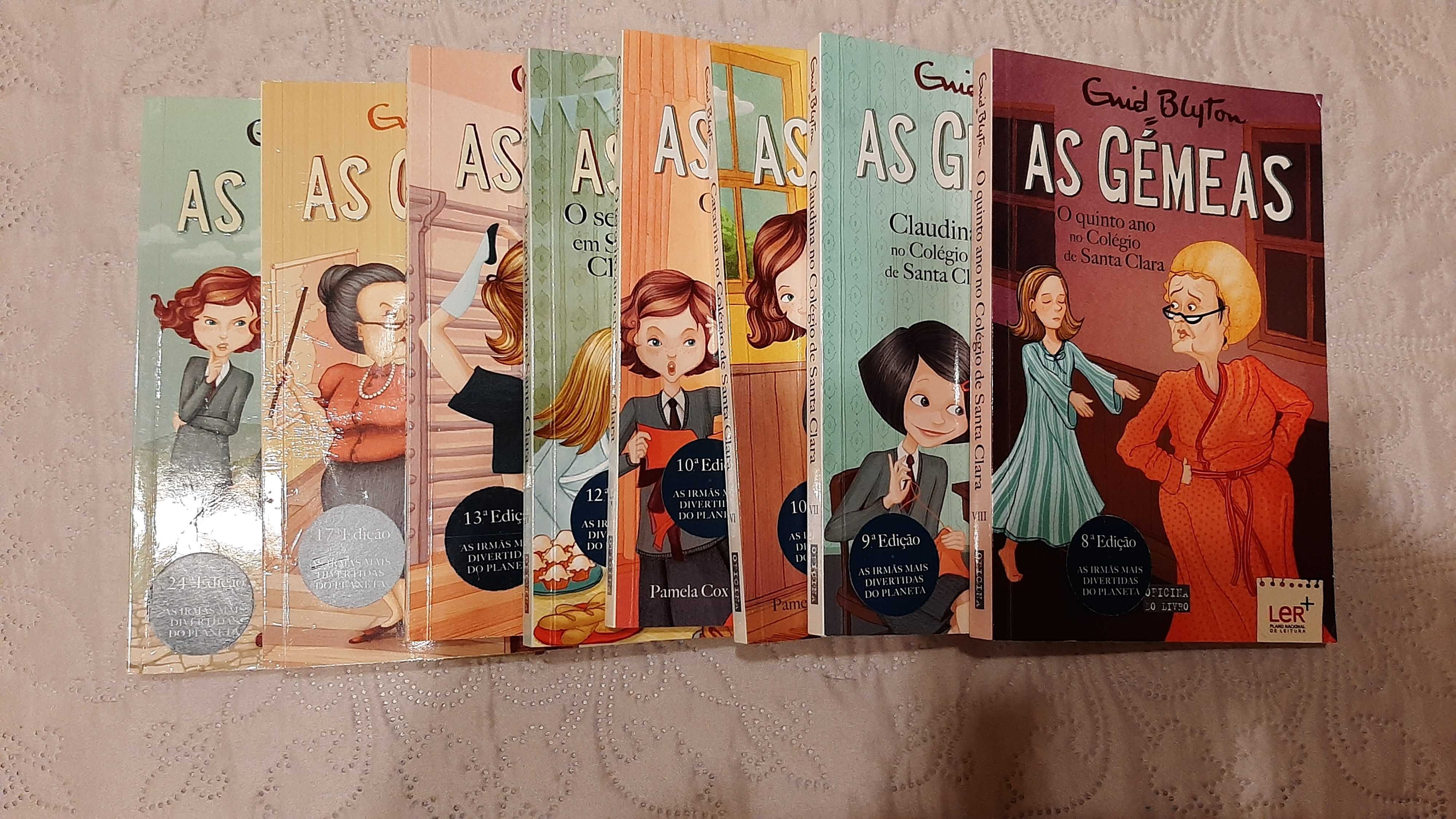 Livros AS GÉMEAS de Enid Blyton e Sara Rodi (n.º 6 não disponível)