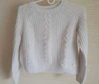 Biały Sweter 146-152 KappAhl Hampton Republic