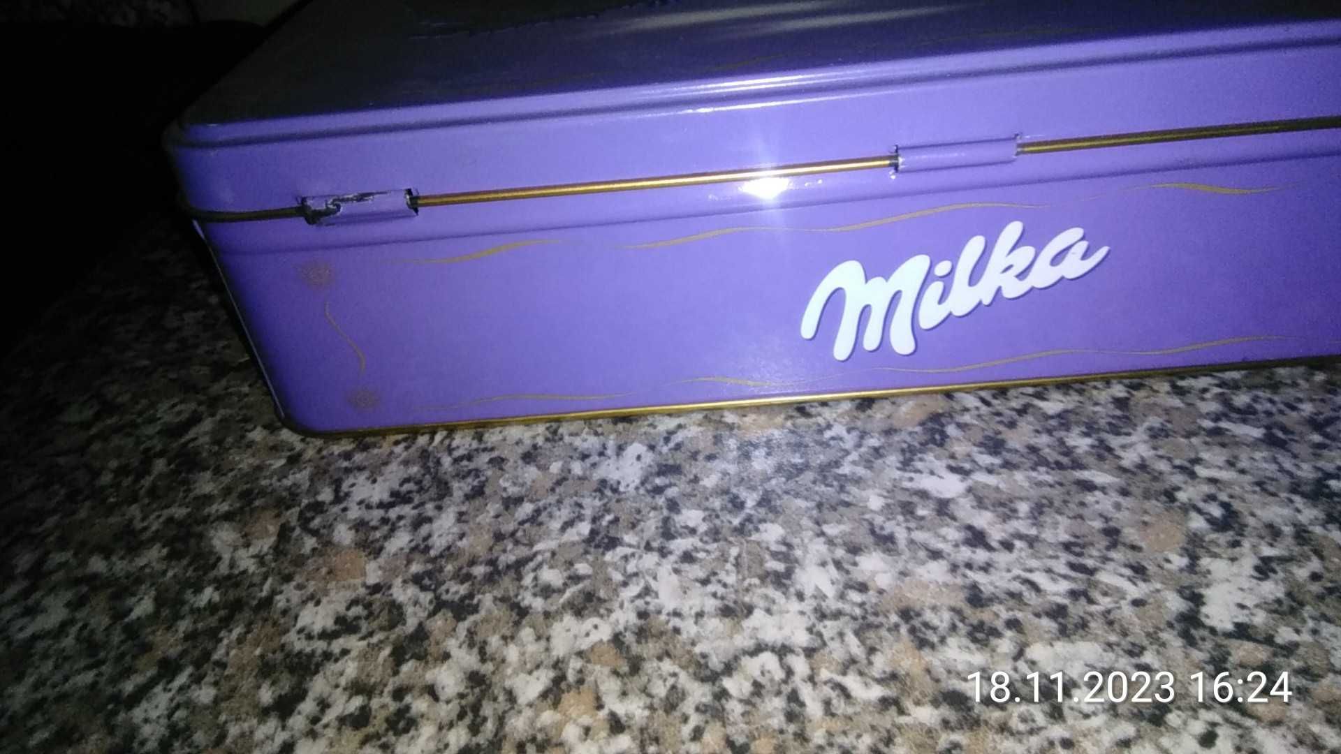 Milka puszka z cyny limited edition 1901 do 2001