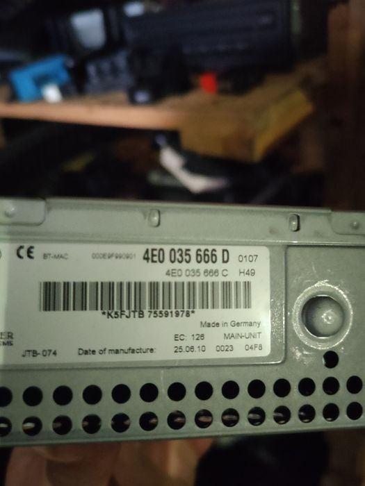 Audi A6 C6 lift CDYC navi mmi 3g high nawigacja panel tuner czytnik