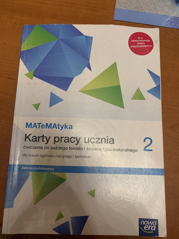 Nowa Era Matematyka karty pracy ucznia 2 zakres podstawowy