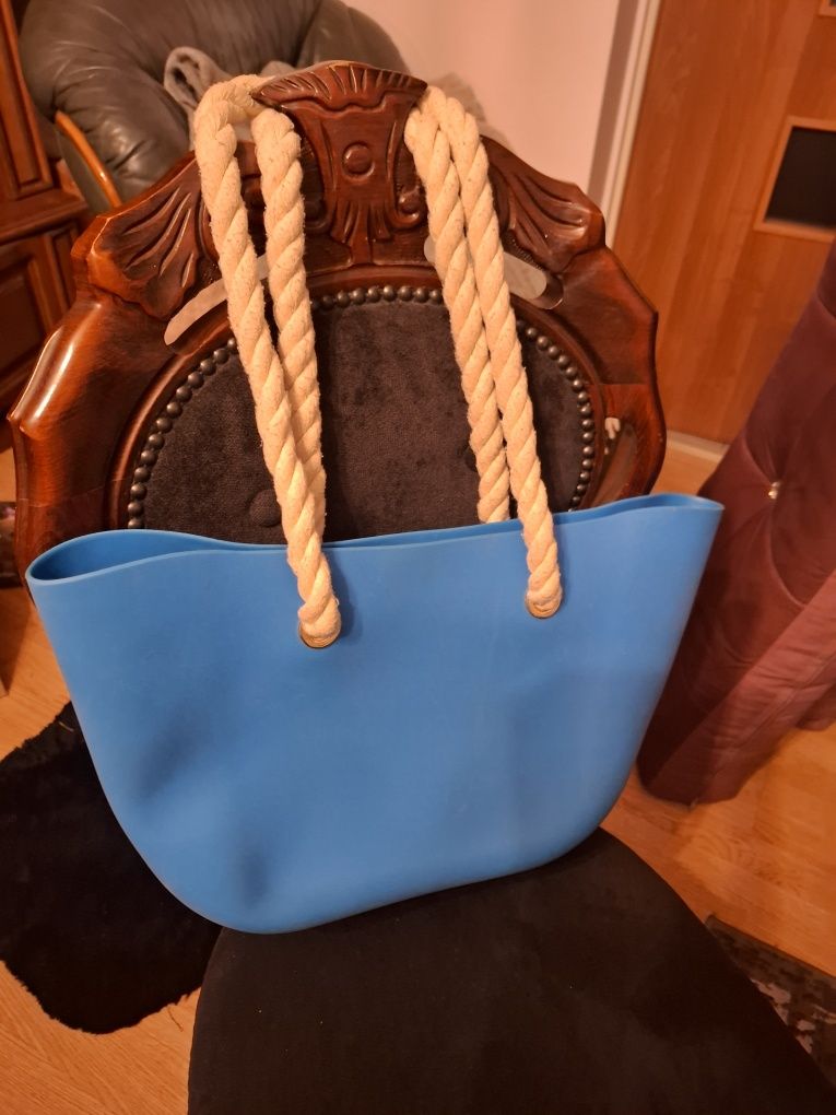 Niebieska torba o bag