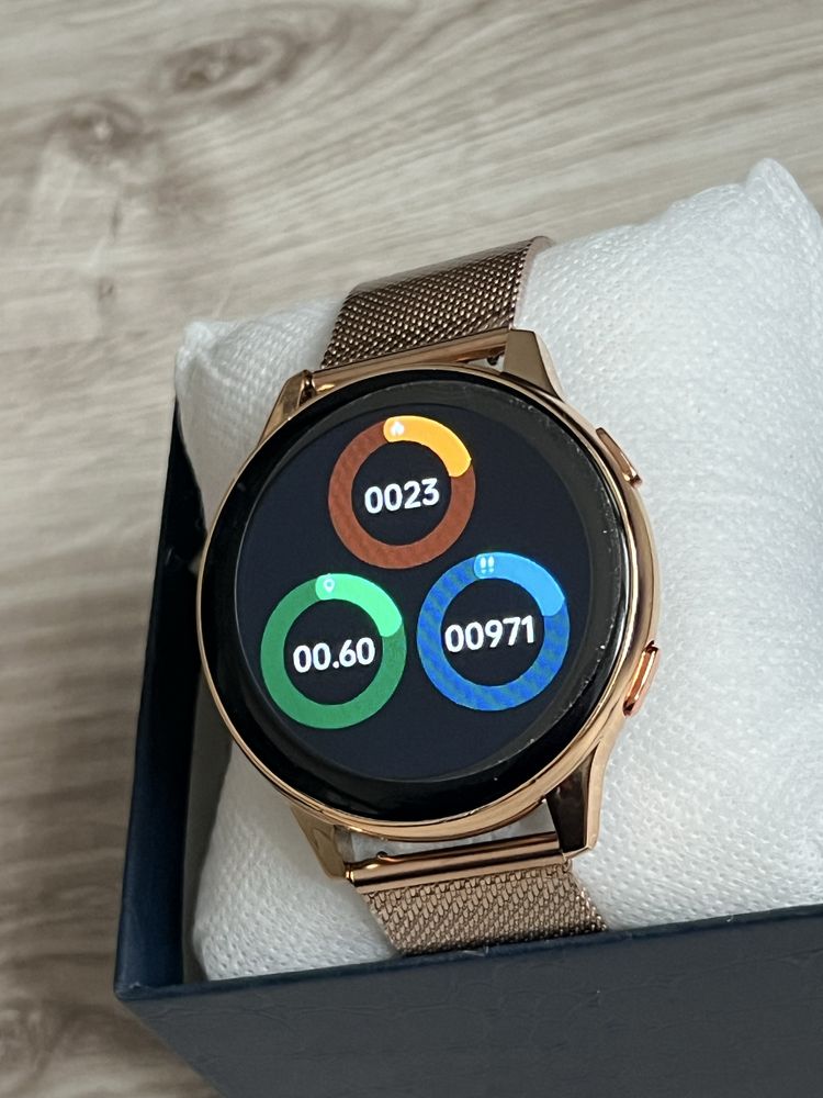 Smartwatch Active 2 z funkcją rozmów, 2 paski, menu po polsku