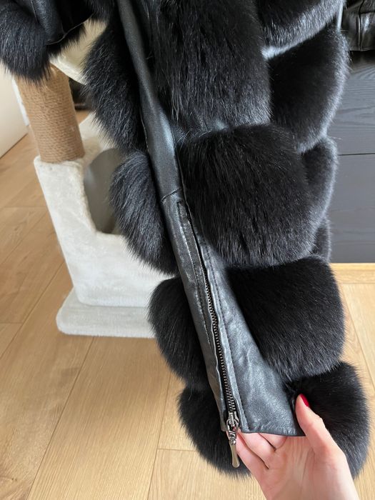 Futro z lisa czarnego