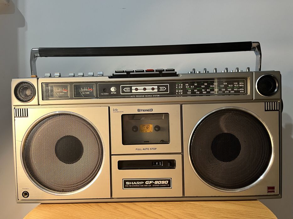 Kultowy Radiomagnetofon Boombox SHARP GF-9090 H Vintage Japan