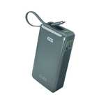Powerbank SBS 10000 mAh 20W z wbudowanym kablem USB-C i wyświetlaczem