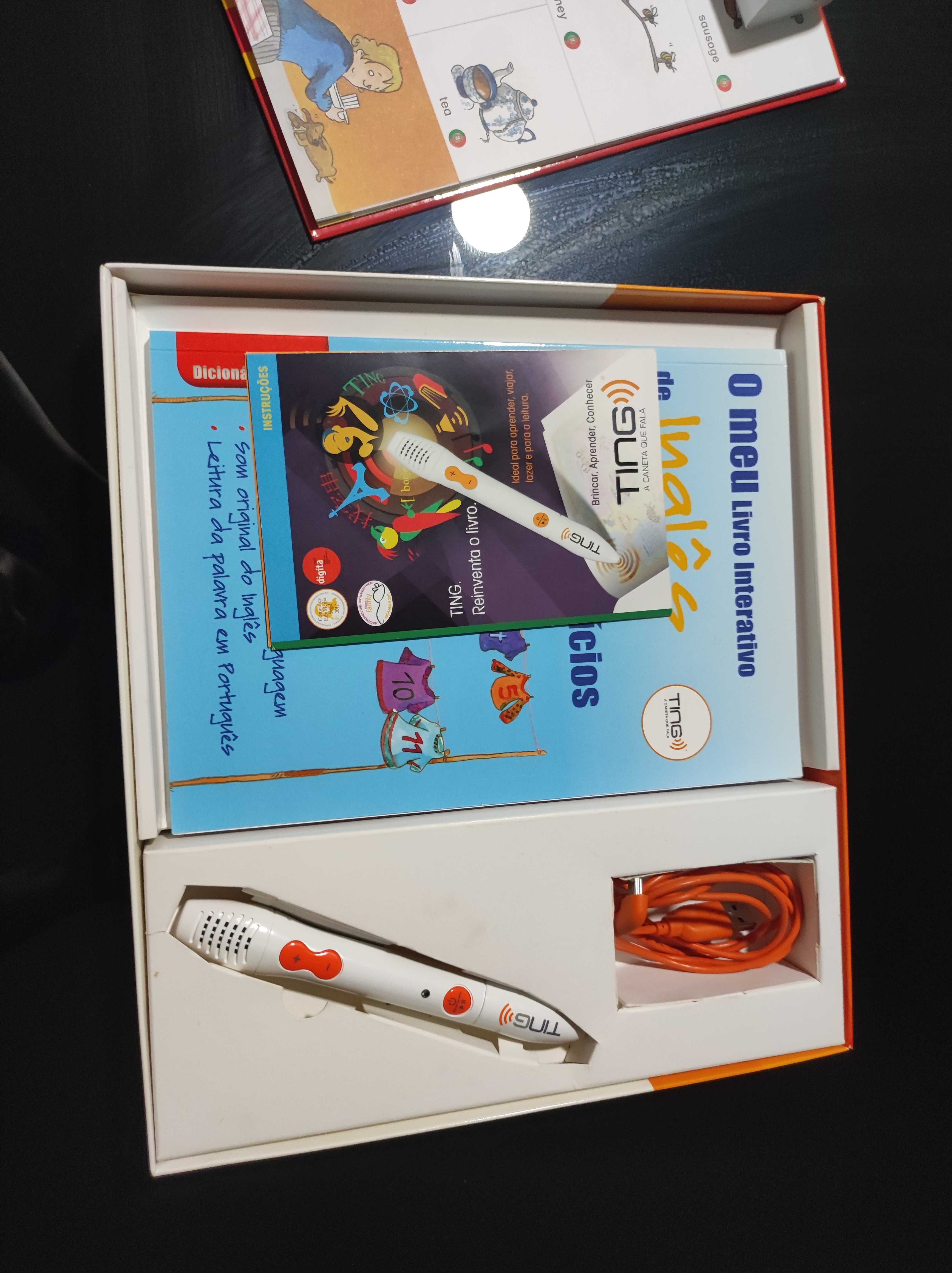 Livro interativo de Inglês - com sons originais e jogos