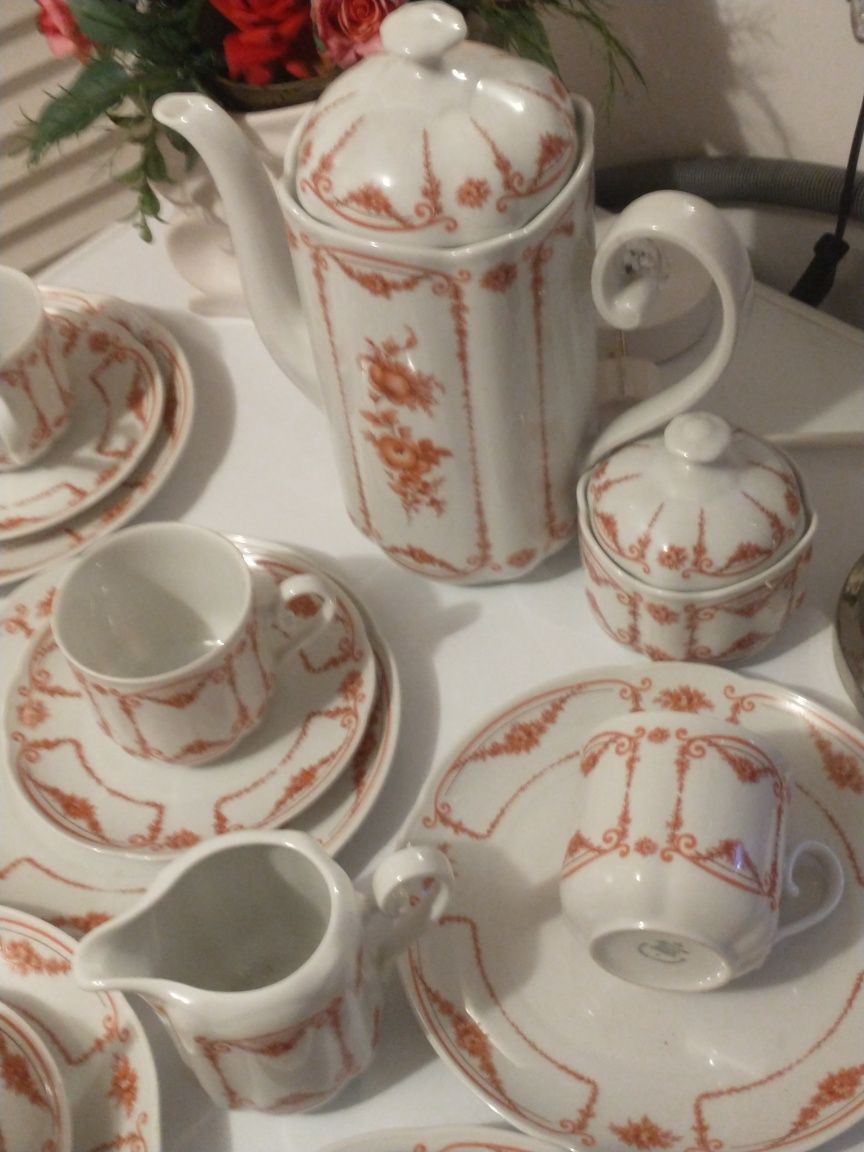 Seltmann serwis porcelany w girlandy kwiatów, rzadkość