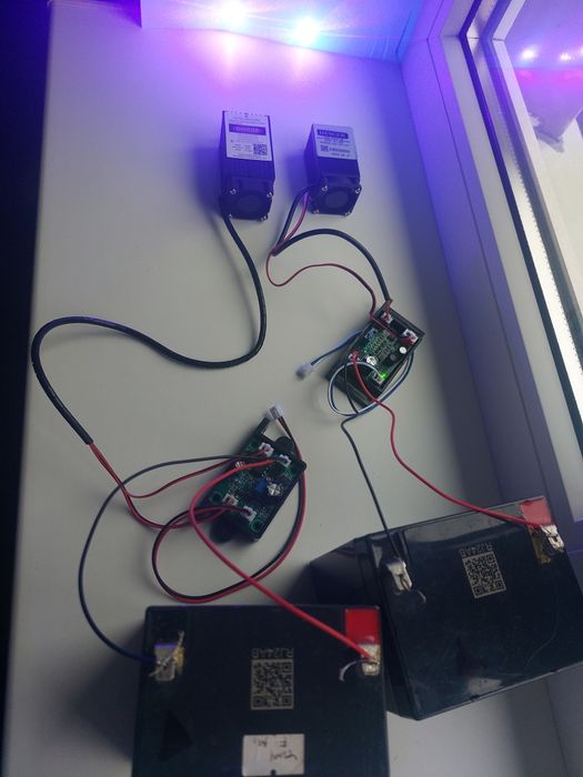 Лазерный модуль 405Нм 500мв 12в лазерный гравер чпу станок