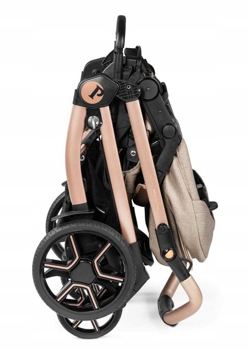 Niepowtarzalny wózek 2w1 Peg Perego Books 51S Lux Pop up Rose Gold