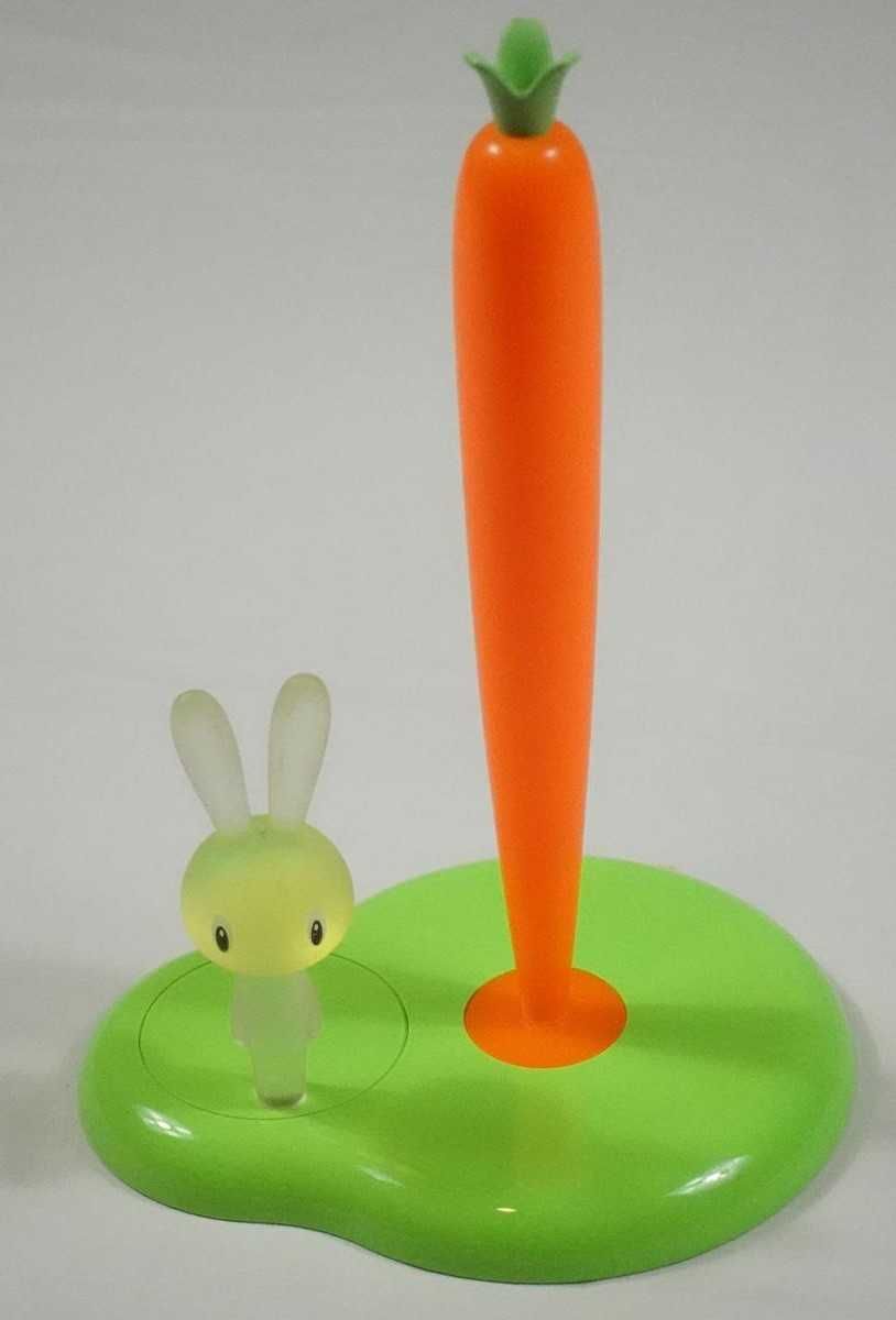 A di Alessi BUNNY & CARROT Stojak na Ręczniki Papierowe - Zielony