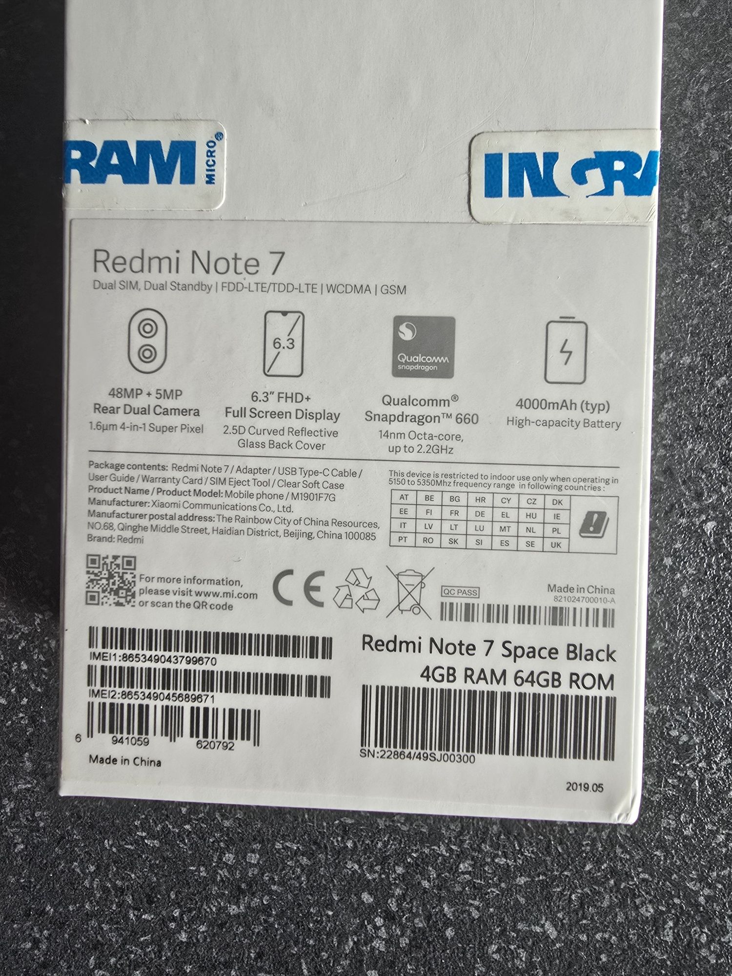Xiaomi Redmi Note 7 Czarny