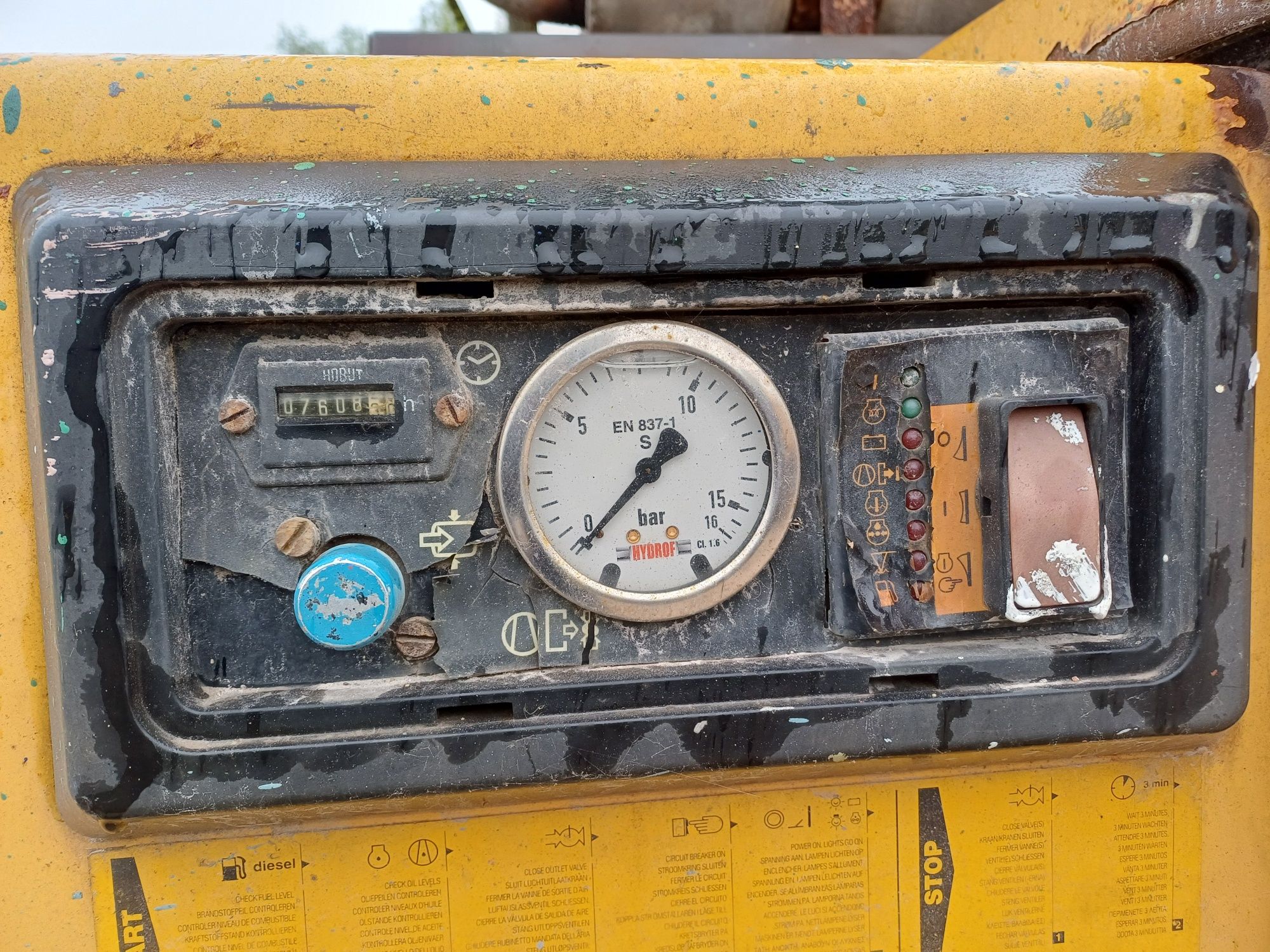 Kompresor atlas copco do piaskowania piaskarka