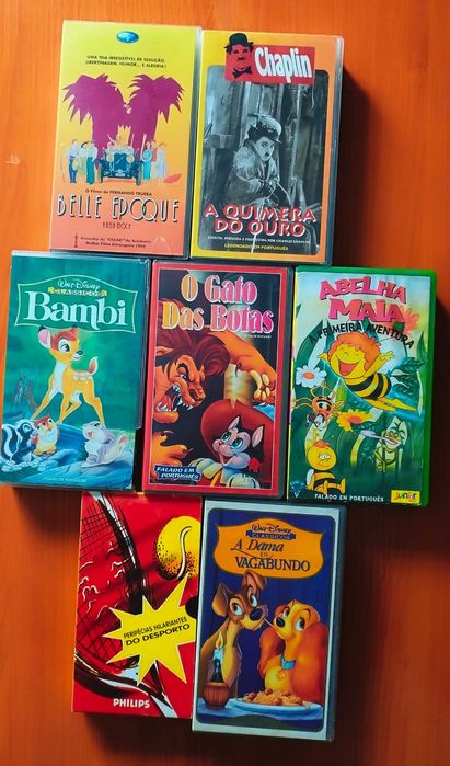 Lote de VHS conjunto 8