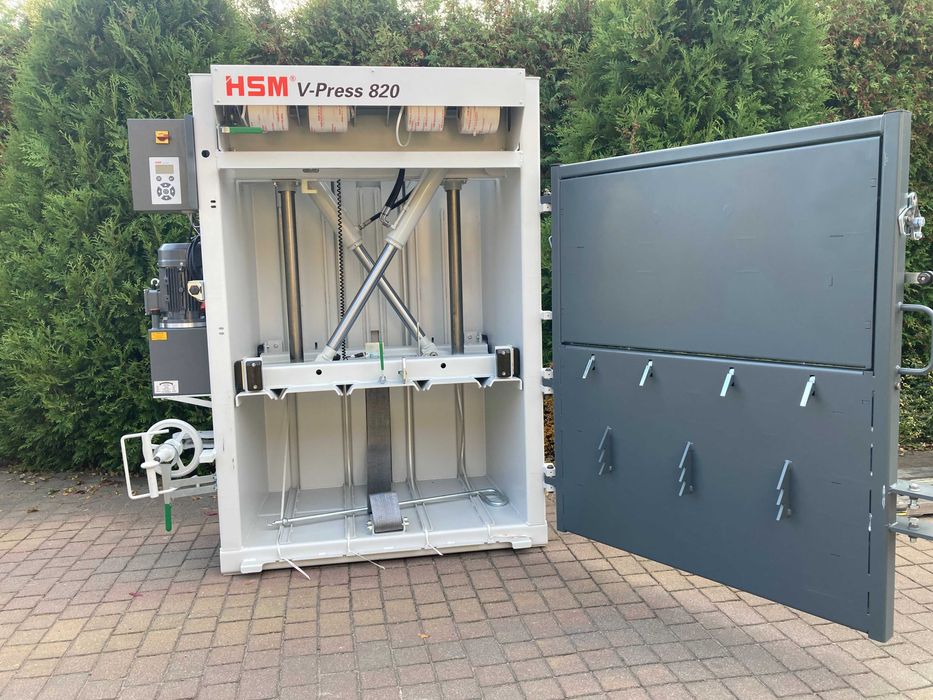 HSM v-press 820 Plus | Powystawowa | Belownica do makulatury, folii