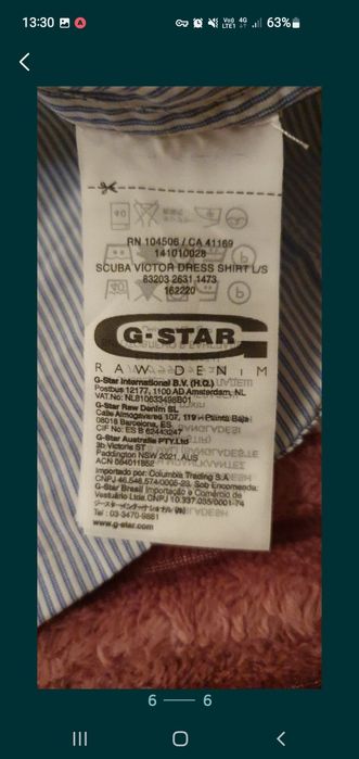 Сорочка g star raw розмір М чоловіча original