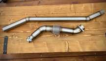 Downpipe 3” BMW e39 525d 530d m57 pełny decat