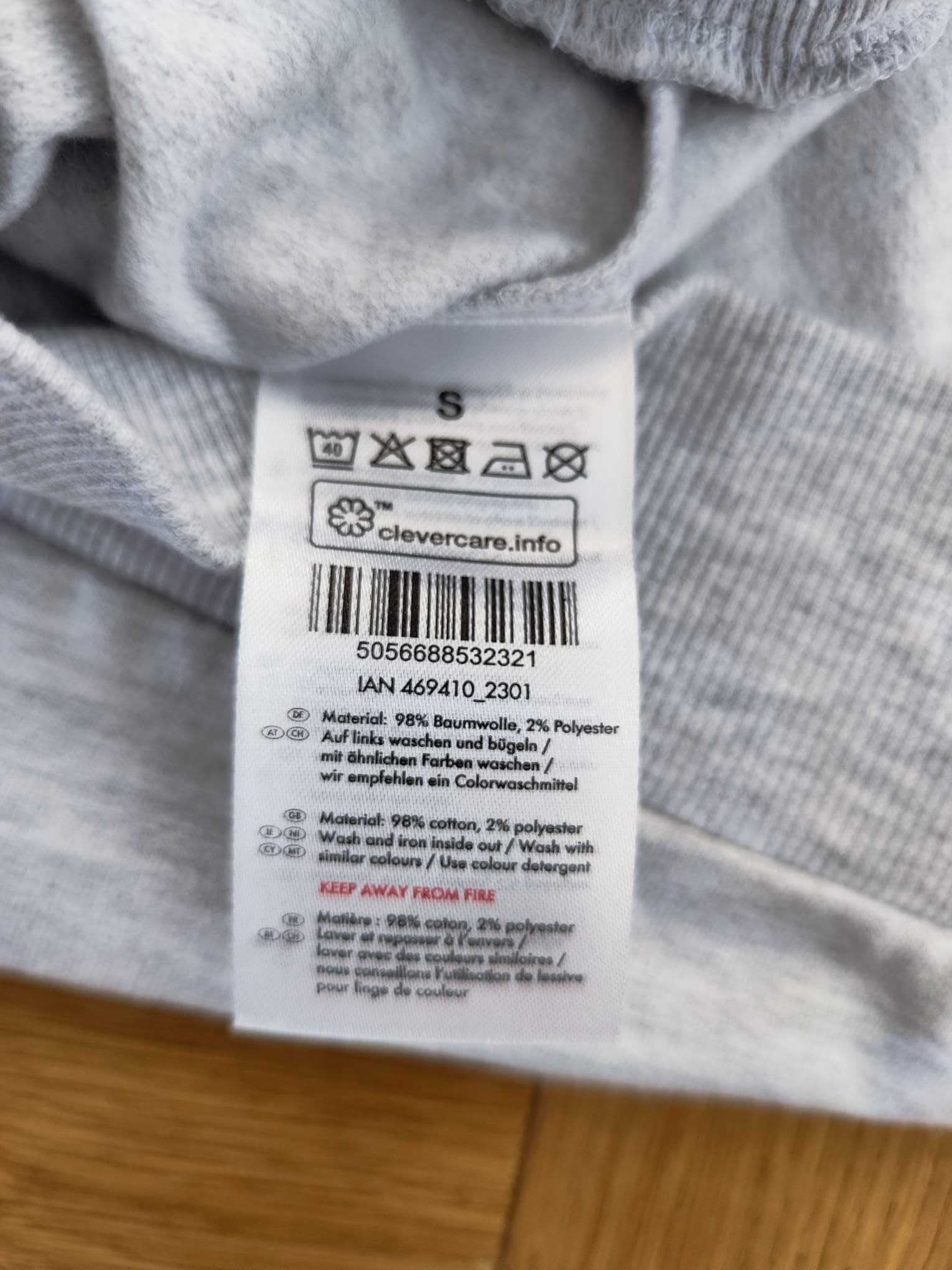 Nowa damska bluza z kapturem S 36 Barbie szara róż Mattel