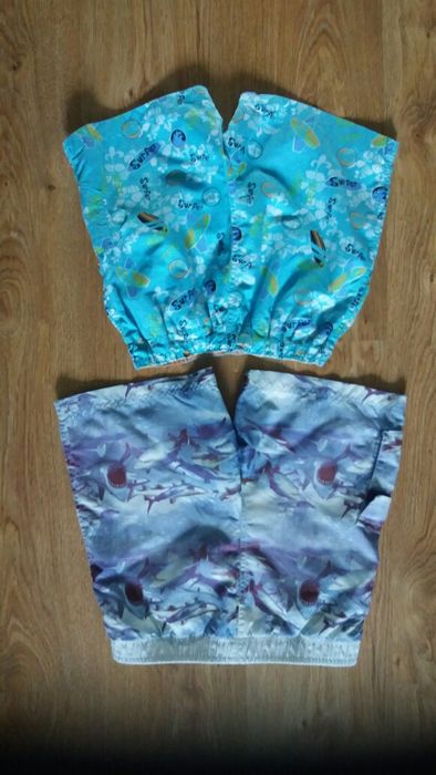 Szorty spodenki kąpielowe 2 pak. roz 116/122