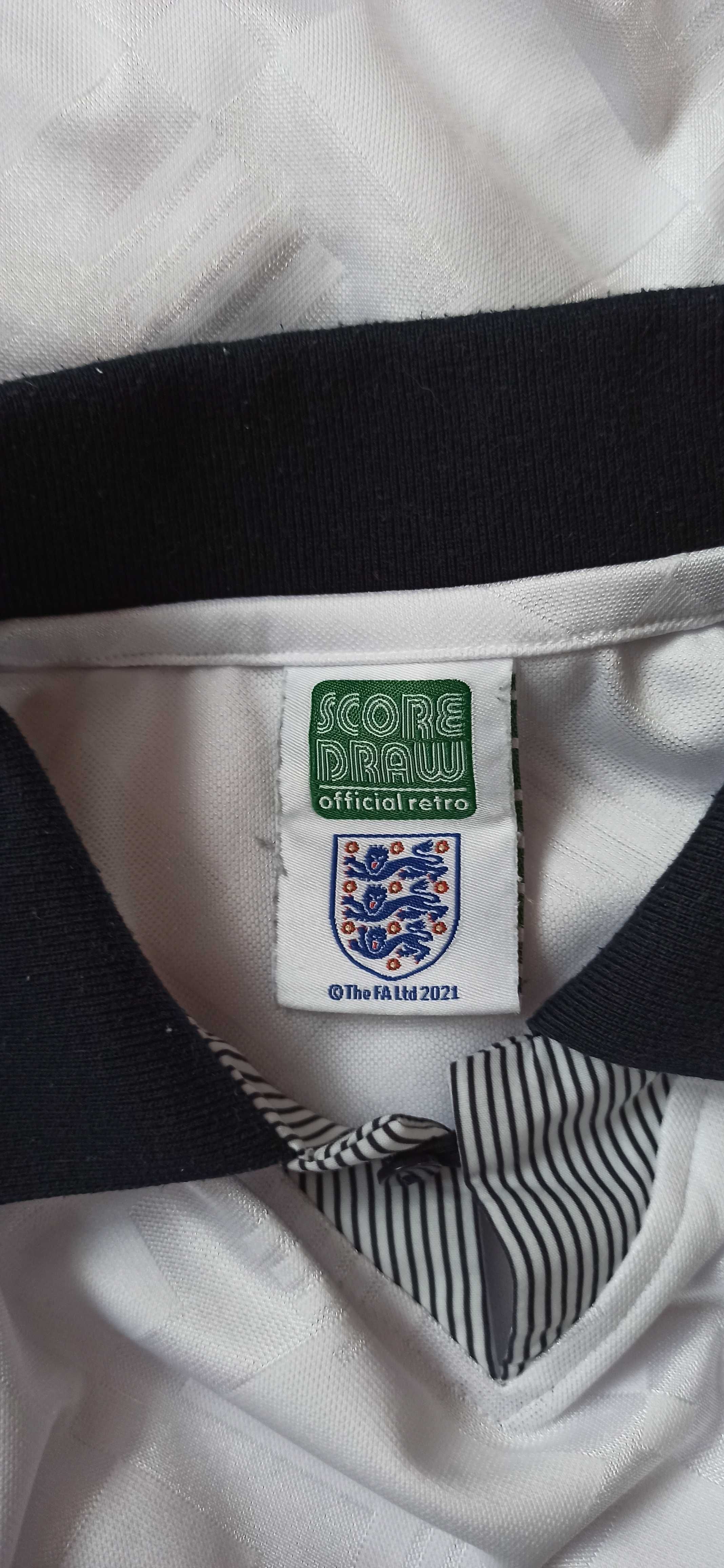 Anglia Score Draw 1992 Koszulka Reprezentacja S Retro