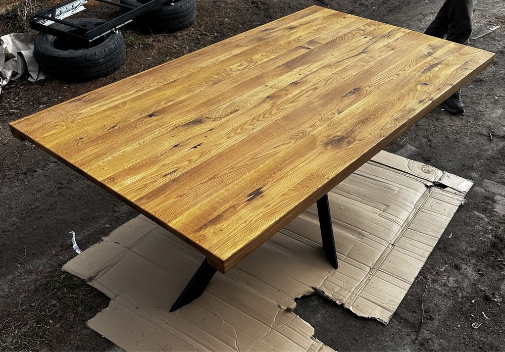 Stół dębowy , nowy ! Okazja dlugość 180/200