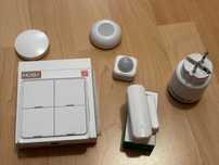 ZIGBEE Tuya gniazdko, czujnik ruchu, otwarcia, zalania, przełącznik x2