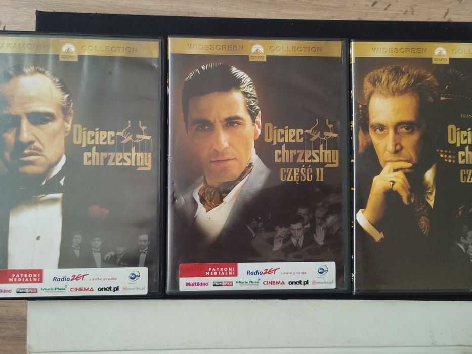 Dvd ojciec chrzestny saga 3 części