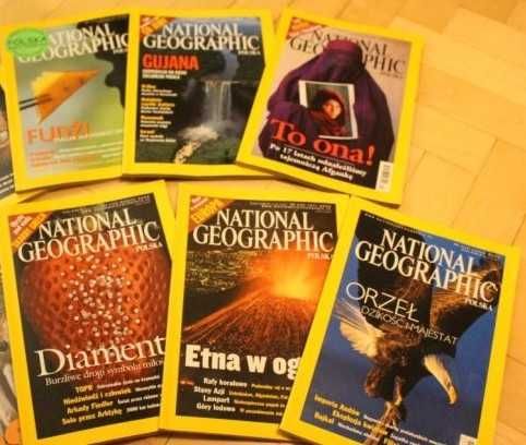 National geographic 2002r.: nr 3, 4, 5, 6, 7. /5 numerów /