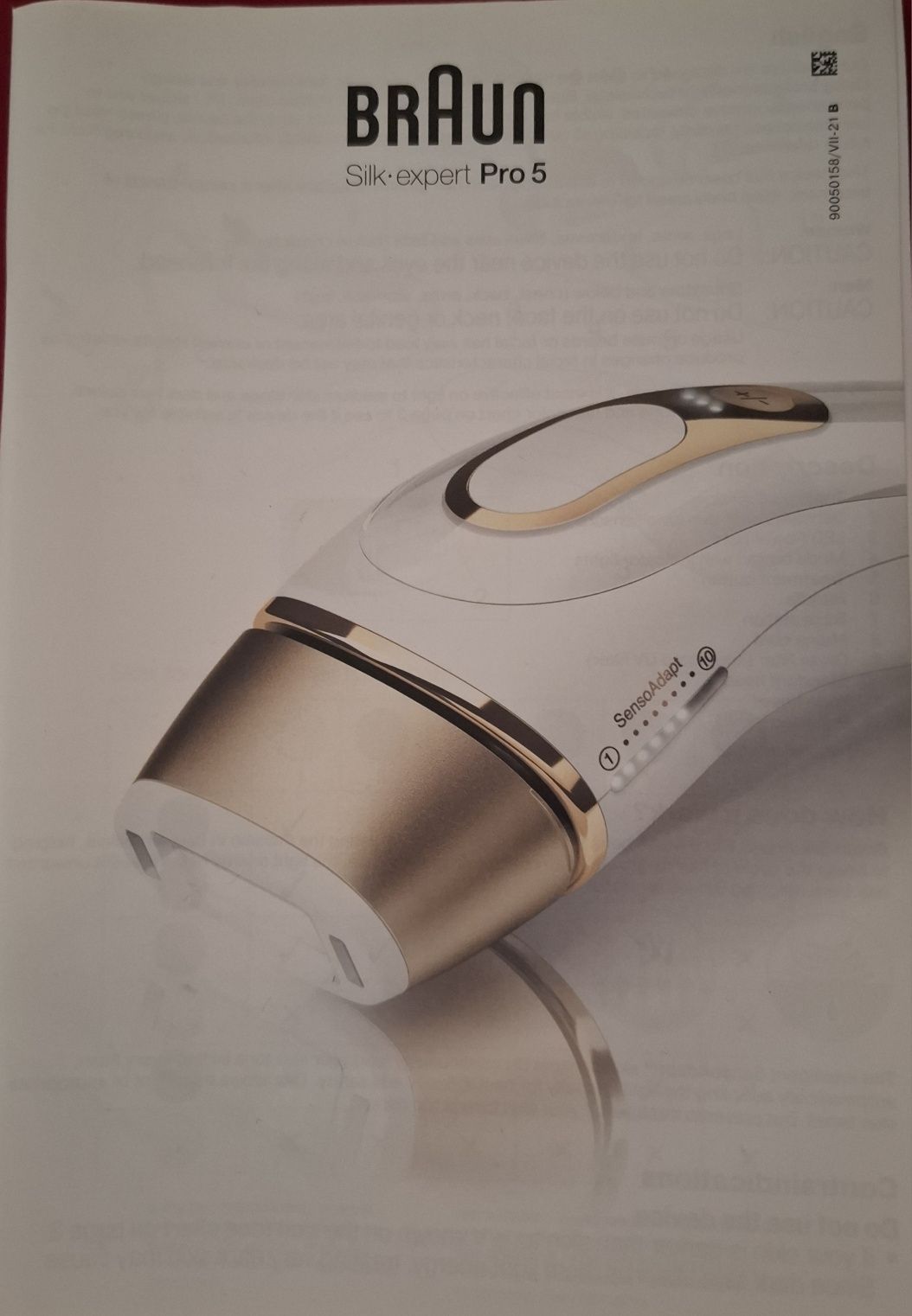 Depiladora Luz Pulsada BRAUN Silk expert pro 5